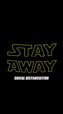 Stay Away Social Distance handyhüllen