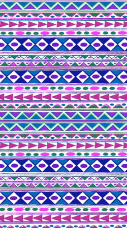 Tribalfest pink and purple aztec handyhüllen