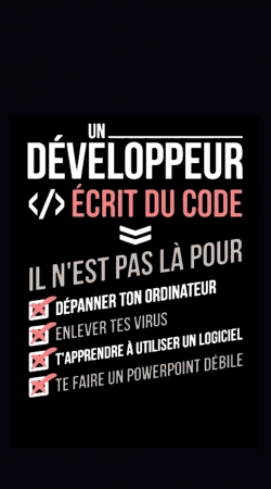 Un developpeur ecrit du code Stop handyhüllen