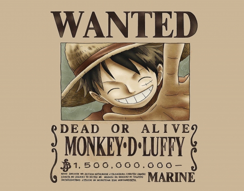 Wanted Luffy Pirate handyhüllen