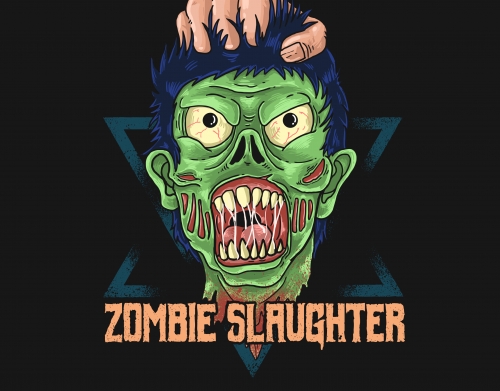 Zombie slaughter illustration handyhüllen