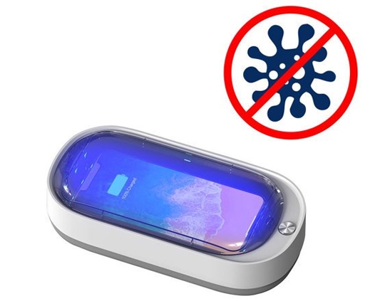 Mobiler UV-Sterilisator zur Desinfektion von Telefonen