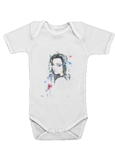 Amy Lee Evanescence watercolor art für Baby Body