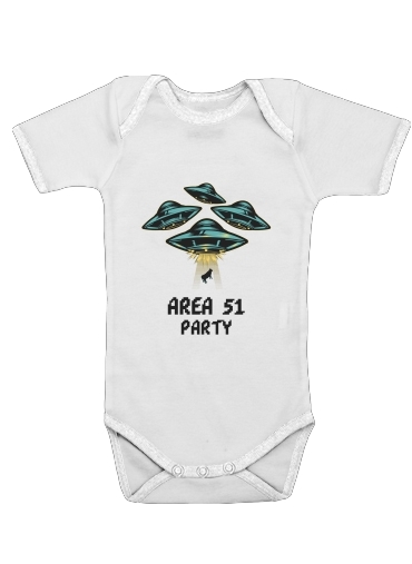 Area 51 Alien Party für Baby Body