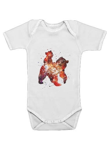 Brother Bear Watercolor für Baby Body