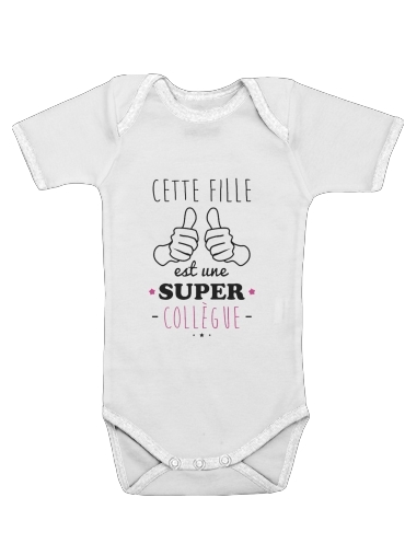 Cette Fille Est Une Super Collegue für Baby Body