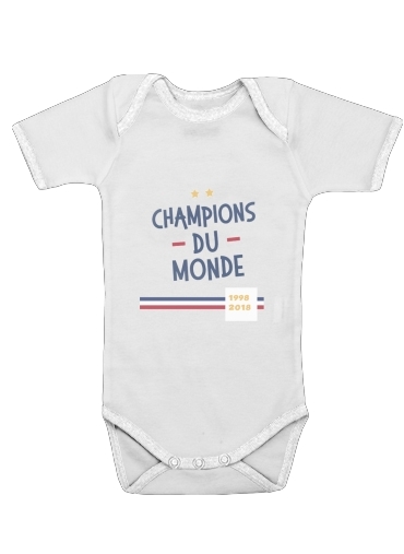 Champion du monde 2018 Supporter France für Baby Body