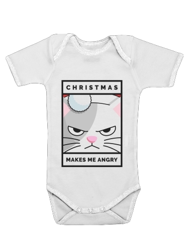 Christmas makes me Angry cat für Baby Body