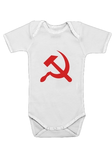 Kommunistische Sichel und Hammer für Baby Body