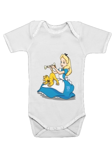 Disney Hangover Alice and Simba für Baby Body