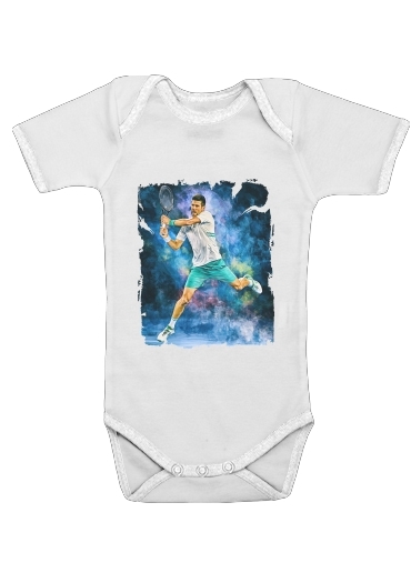 Djokovic Painting art für Baby Body