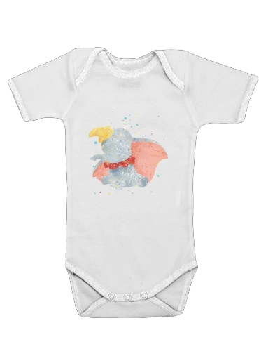 Dumbo Watercolor für Baby Body