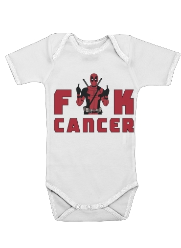 Fuck Cancer With Deadpool für Baby Body