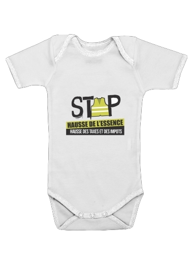 Gilet Jaune Stop aux taxes für Baby Body