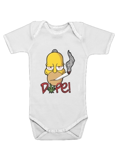Homer Dope Weed Smoking Cannabis für Baby Body