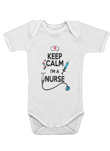 Keep calm I am a nurse für Baby Body