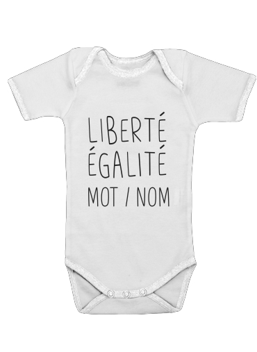 Liberte Egalite Personnalisable für Baby Body