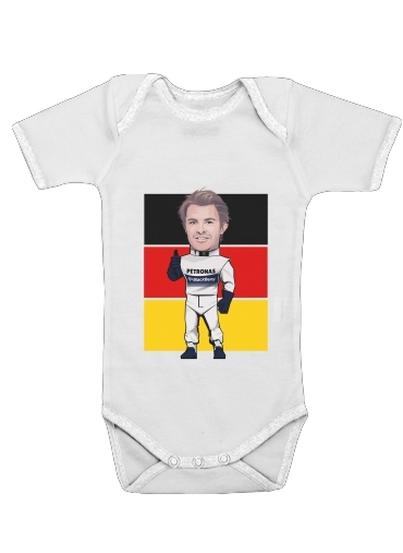MiniRacers: Nico Rosberg - Mercedes Formula One Team für Baby Body