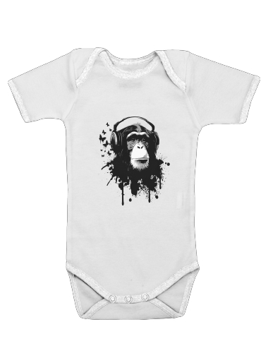 Monkey Business - White für Baby Body