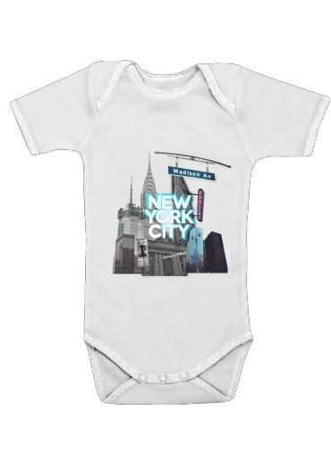 New York City II [blue] für Baby Body