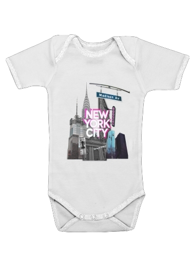 Onesies Baby New York City II [pink]