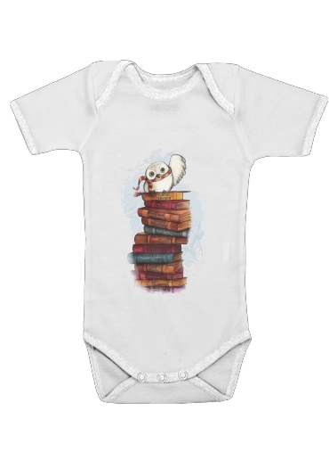 Owl and Books für Baby Body