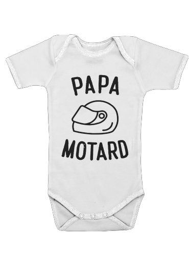 Papa Motard Moto Passion für Baby Body