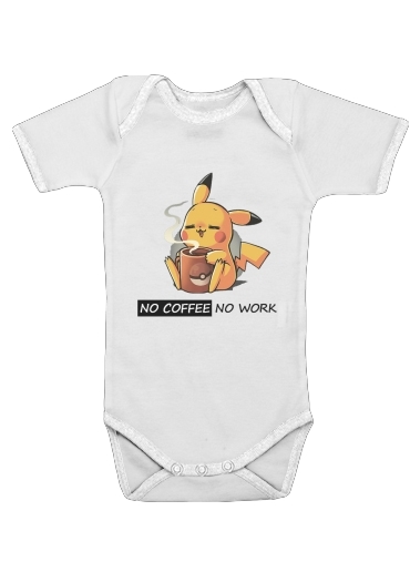Pikachu Coffee Addict für Baby Body