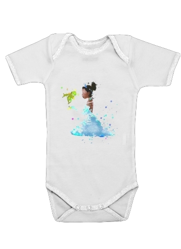 Princess Tiana Watercolor Art für Baby Body