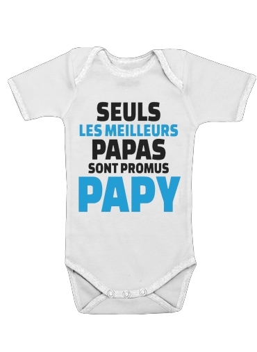 Onesies Baby Seuls les meilleurs papas sont promus papy