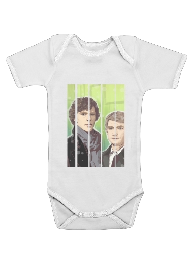 Sherlock and Watson für Baby Body