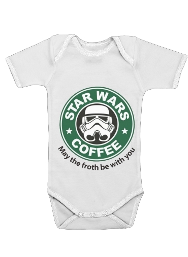 Onesies Baby Stormtrooper Coffee inspired by StarWars