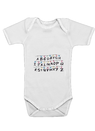 Stranger Things Lampion Alphabet Inspiration für Baby Body