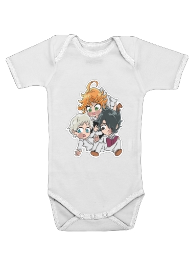 Onesies Baby The Promised Neverland - Emma, Ray, Norman Chibi