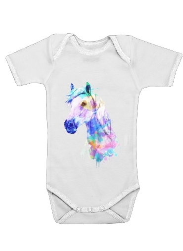 Watercolor Horse für Baby Body