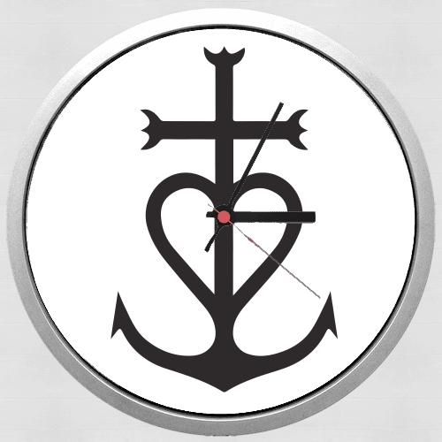Croix de Camargue für Wanduhr
