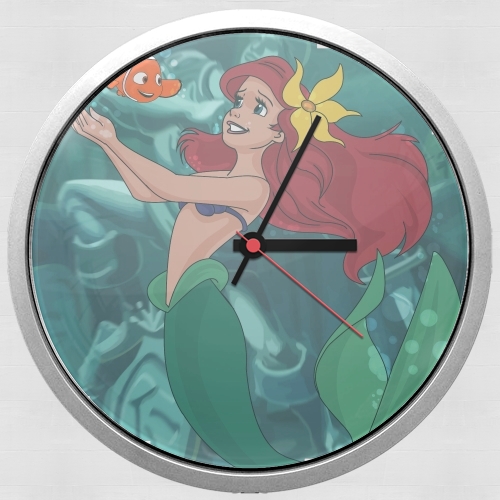 Disney Hangover Ariel and Nemo für Wanduhr