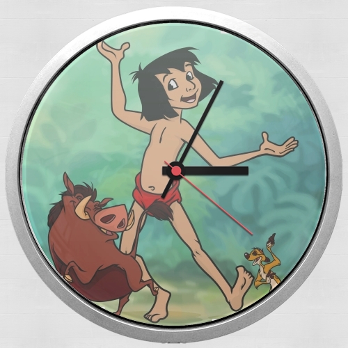 Disney Hangover Mowgli Timon and Pumbaa  für Wanduhr