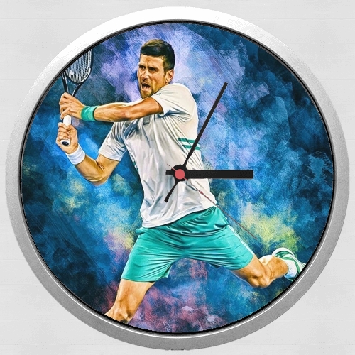 Djokovic Painting art für Wanduhr