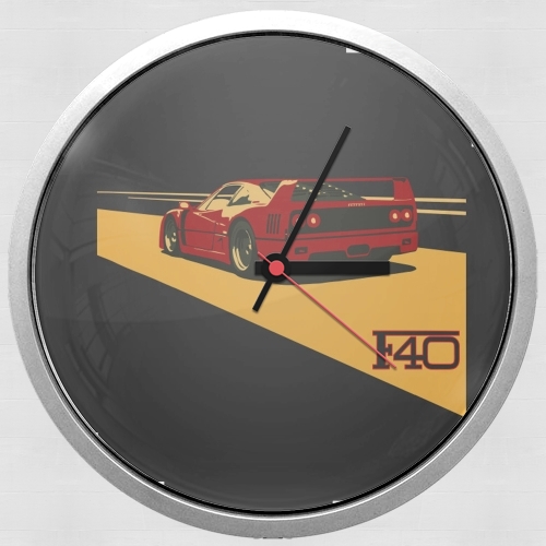 Ferrari F40 Art Fan für Wanduhr