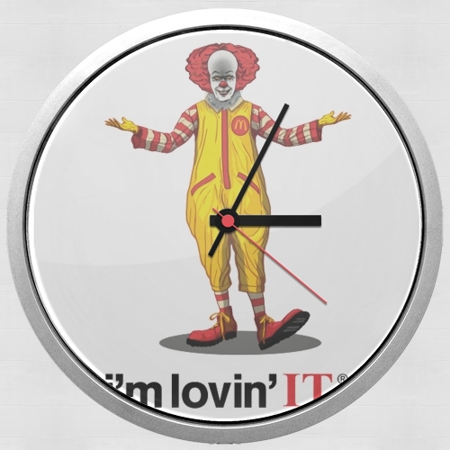 Mcdonalds Im lovin it - Clown Horror für Wanduhr