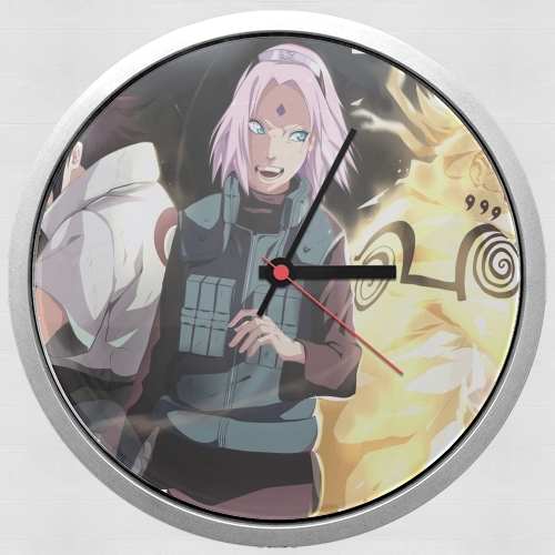 Naruto Sakura Sasuke Team7 für Wanduhr