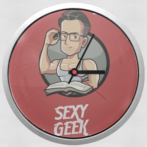 Sexy geek für Wanduhr