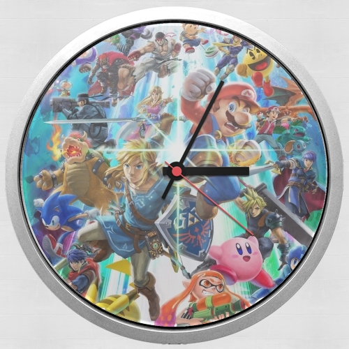 Super Smash Bros Ultimate für Wanduhr