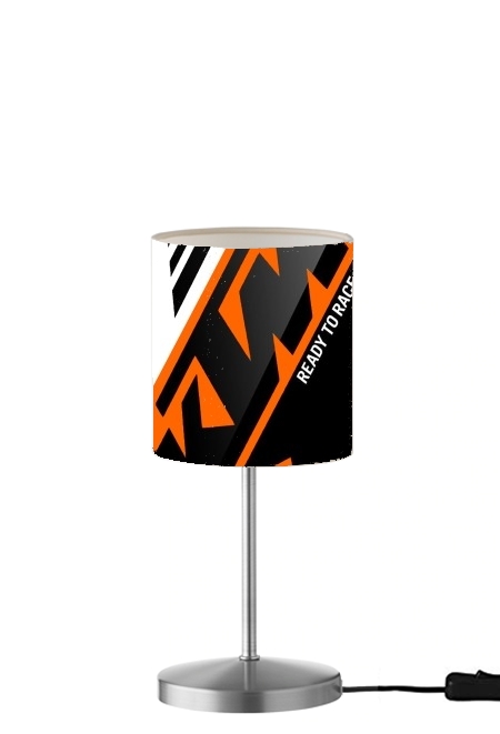 KTM Racing Orange And Black für Tisch- / Nachttischlampe