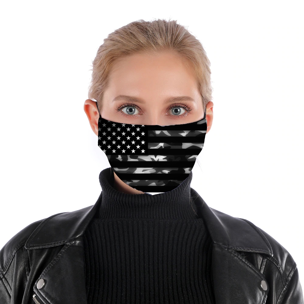 American Camouflage für Nase Mund Maske