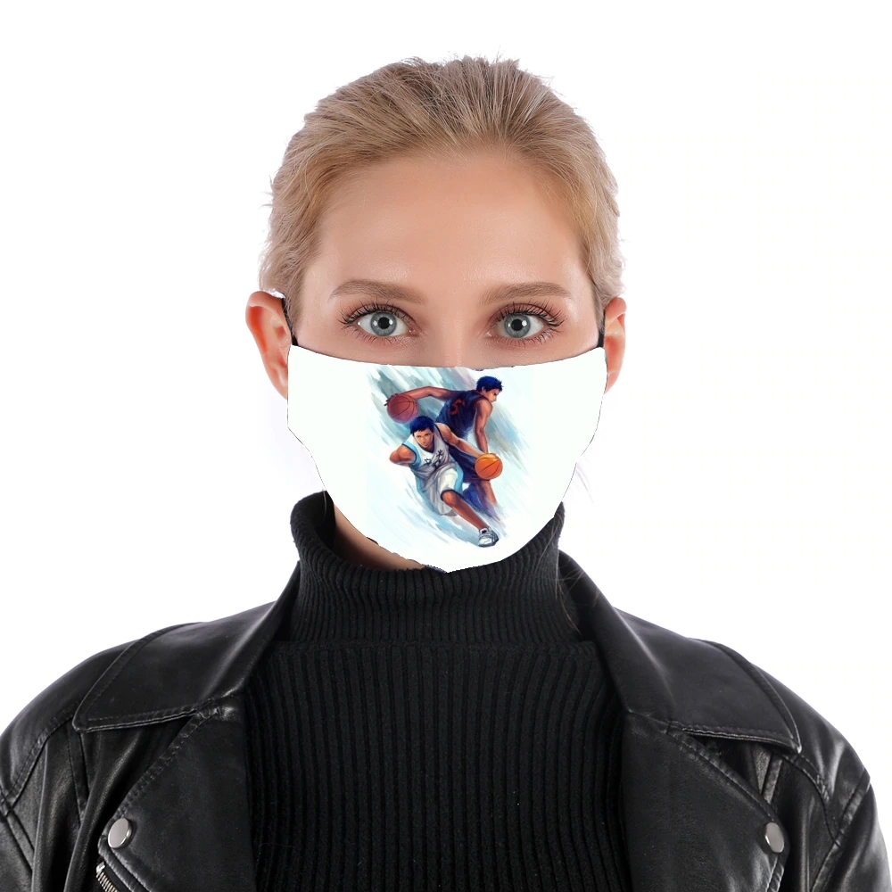 Aomine Basket Kuroko Fan ART für Nase Mund Maske
