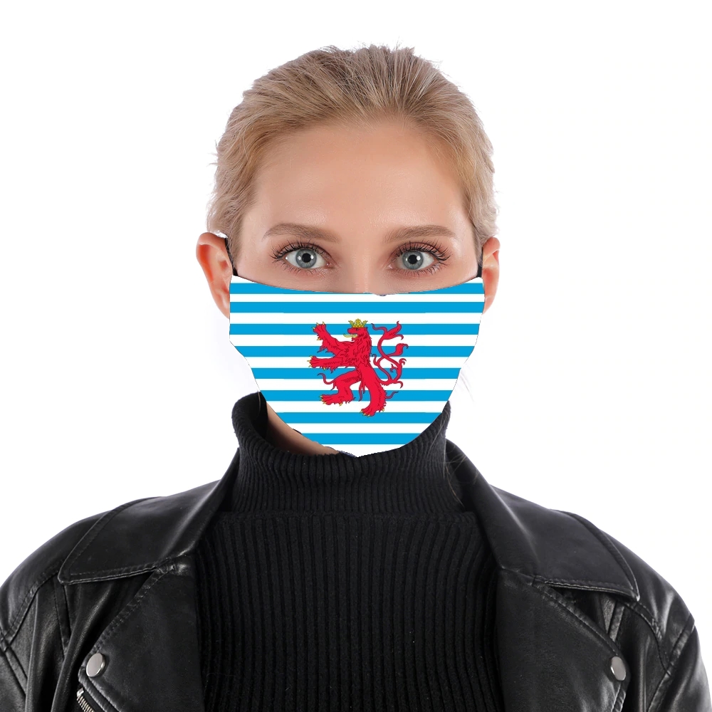 Armoiries du Luxembourg für Nase Mund Maske