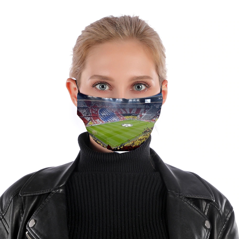Bayern Munchen Kit Football für Nase Mund Maske