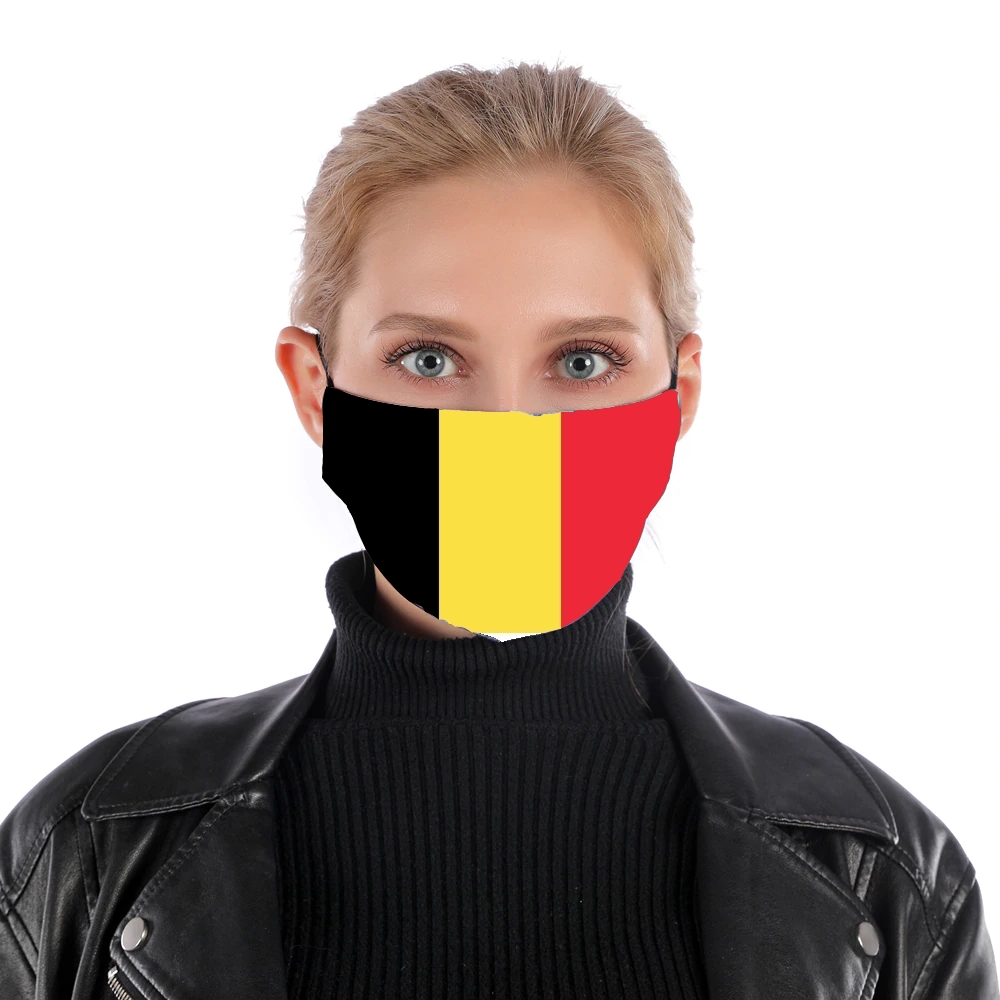 Belgium Flag für Nase Mund Maske